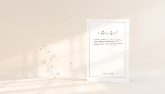 Save Time and Stress: The Best Funeral Program Templates You Need Right Now - The Funeral Program Site