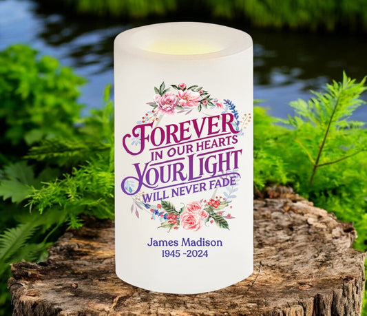 Step-by-Step Guide to Creating Custom Memorial Candles - The Funeral Program Site