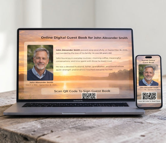 How Digital Funeral Guest Books Preserve Memories Long After the Service Ends