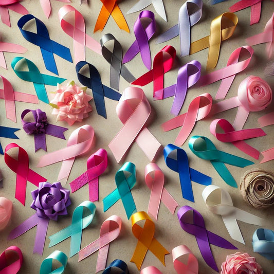 Symbolizing Strength: Cancer Awareness Ribbons from The Funeral Program Site - The Funeral Program Site