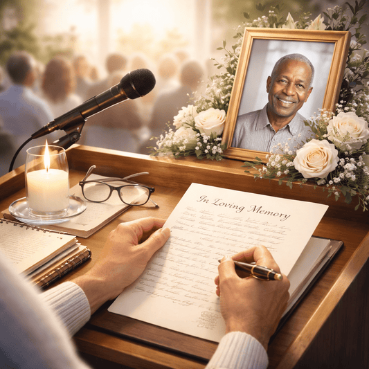 The Art of Eulogy: Crafting a Heartfelt and Memorable Tribute - The Funeral Program Site