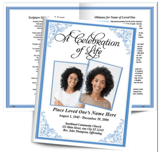 The Convenience of Funeral Booklet Templates - The Funeral Program Site