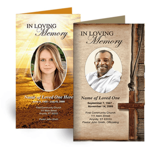 The Funeral Brochure Layout - The Funeral Program Site