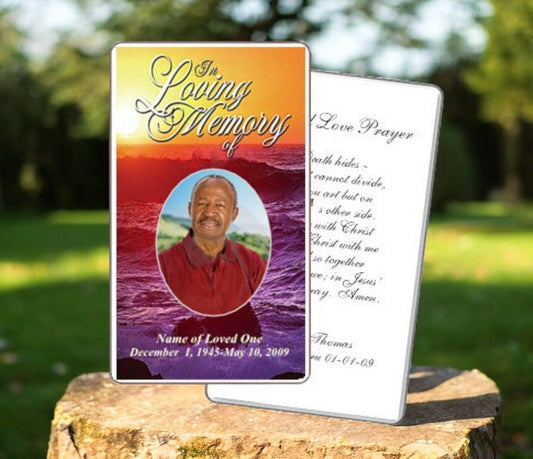 The Funeral Program Site: Funeral Prayer Card Templates - The Funeral Program Site