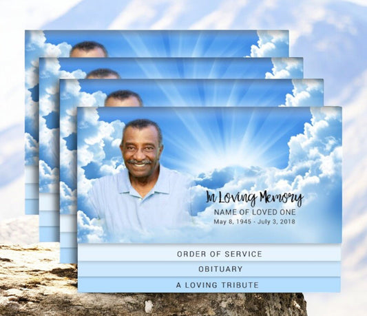 The Funeral Program Site Graduated Funeral Programs: Elegant Keepsakes with Lasting Impact - The Funeral Program Site