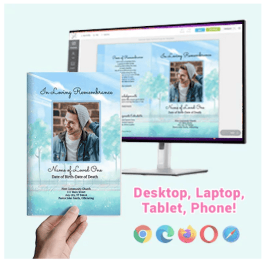 The Funeral Program Site Launches Gatefold Funeral Programs - The Funeral Program Site