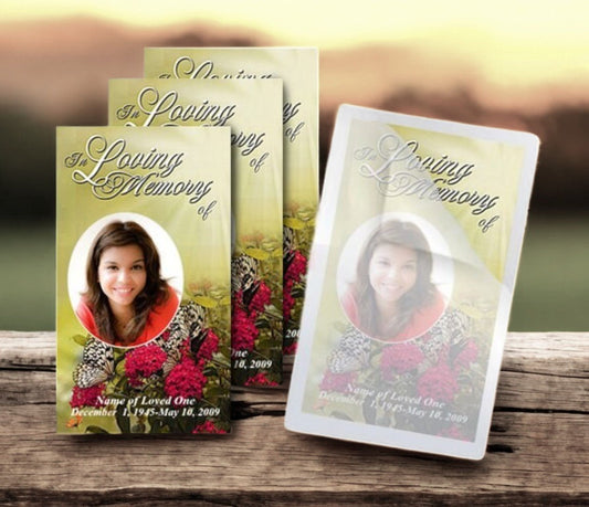 The Funeral Program Site Memorial Prayer Cards: A Cherished Keepsake of Faith and Love - The Funeral Program Site