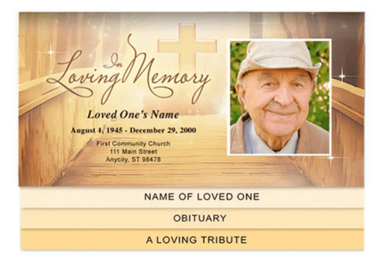 The Funeral Program Site Now Offers Graduated Funeral Program Templates - The Funeral Program Site