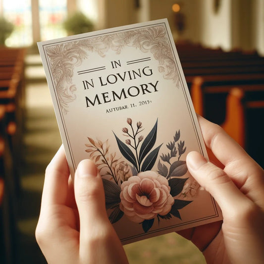 The Heartfelt Importance of Funeral Prayer Cards - The Funeral Program Site