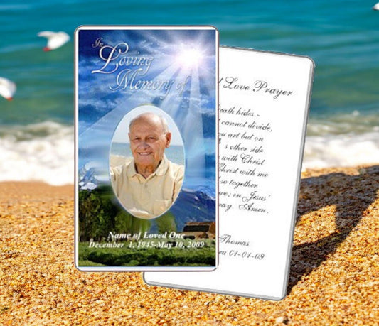 The History and Meaning Behind Funeral Prayer Cards - The Funeral Program Site