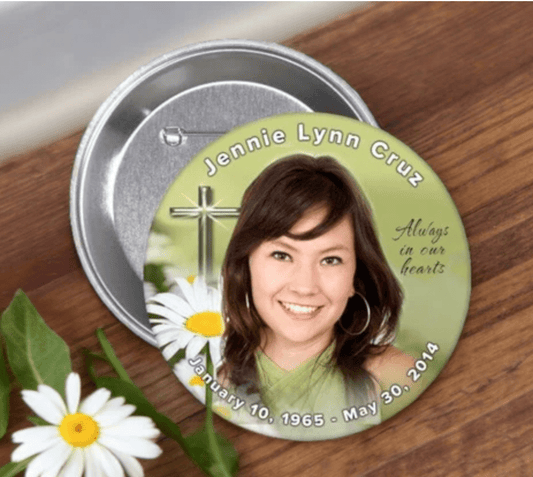 The History and Significance of Memorial Buttons in Celebrations of Life - The Funeral Program Site