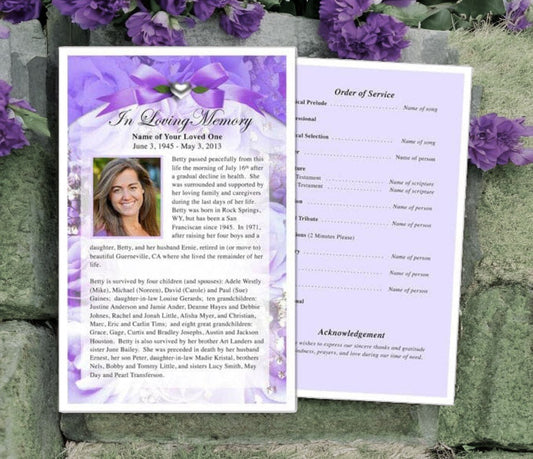 The Importance of a Funeral Pamphlet in Honoring a Loved One - The Funeral Program Site