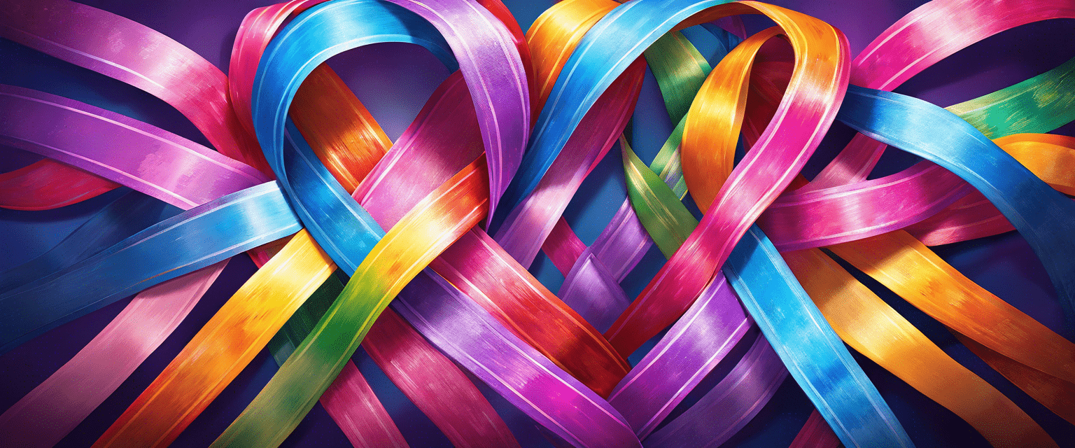 Two Cancer Ribbons Together Understanding Cancer Ribbons: A Complete Guide to Their Meanings – The ...
