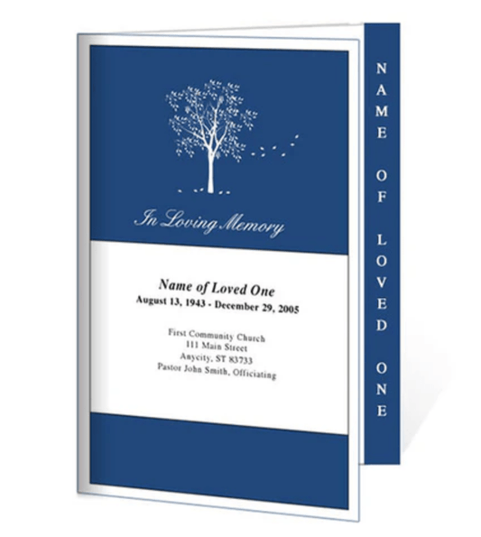 The Pros and Cons of Funeral Program Templates - The Funeral Program Site