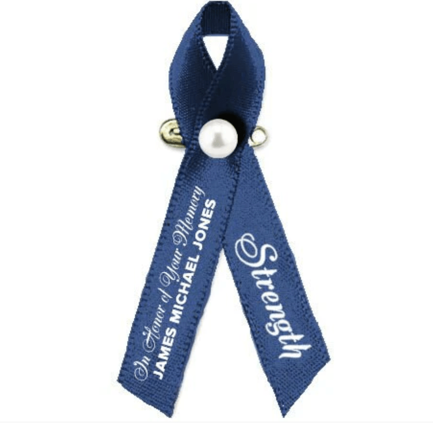 The Symbolism of the Blue Ribbon in Colon Cancer Advocacy – The Funeral ...