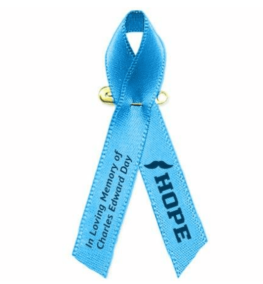 The Symbolism of the Light Blue Ribbon in Prostate Cancer Support - The Funeral Program Site