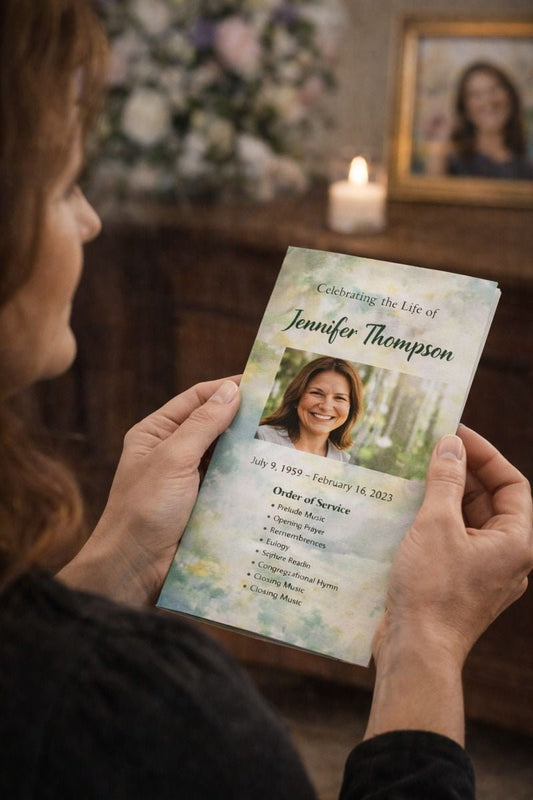 The Ultimate Guide to Printing Funeral Programs at Home - The Funeral Program Site