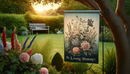 The Versatility of Memorial Garden Flags - The Funeral Program Site