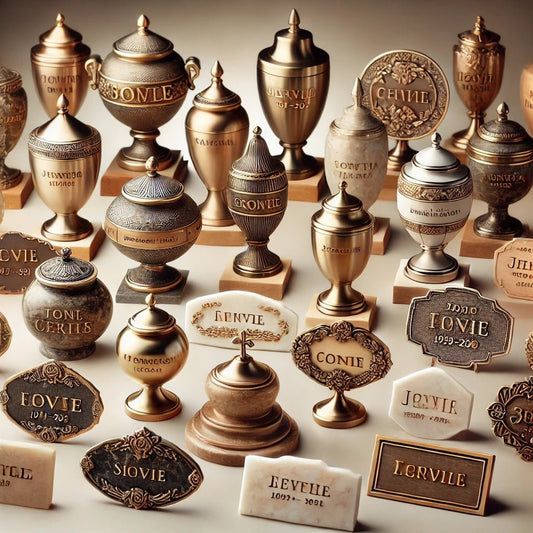 Top 10 Must-Have Urn Name Plates for a Beautiful and Personal Memorial - The Funeral Program Site
