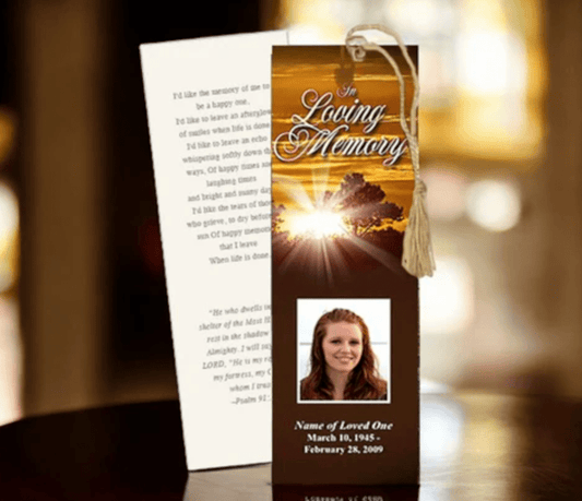 Top Memorial Bookmark Themes and Motifs - The Funeral Program Site