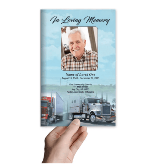 Traditional Funeral Program Template: A Timeless Way to Honor a Loved One - The Funeral Program Site