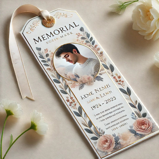 Unique Ideas for Designing Memorial Bookmarks - The Funeral Program Site