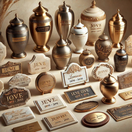 Urn Name Plates: How to Personalize and Memorialize Your Loved One - The Funeral Program Site
