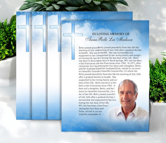 What Are the Best AI Funeral Flyer Templates? - The Funeral Program Site