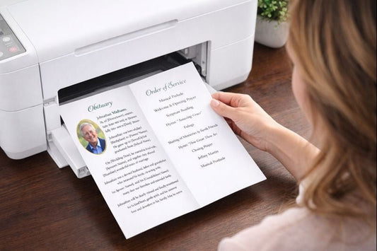 What Is Funeral Program Paper? - The Funeral Program Site