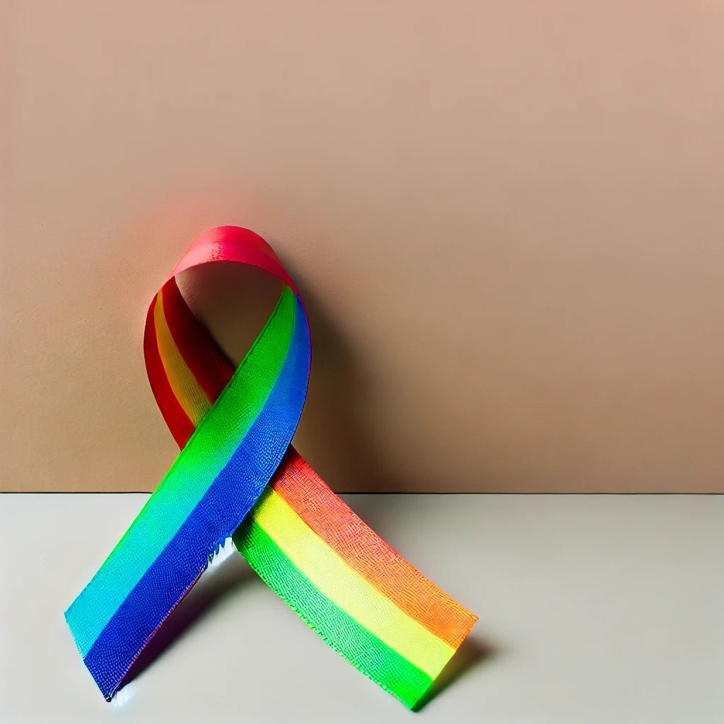 Cancer Ribbon Rangoli What Is the Rainbow Cancer Ribbon? – The Funeral Program Site