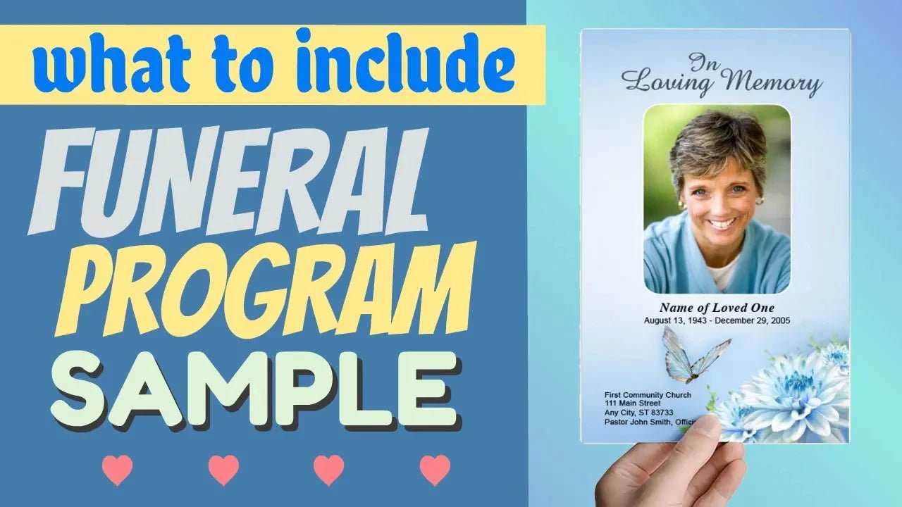 What Is Usually In A Funeral Program? – The Funeral Program Site