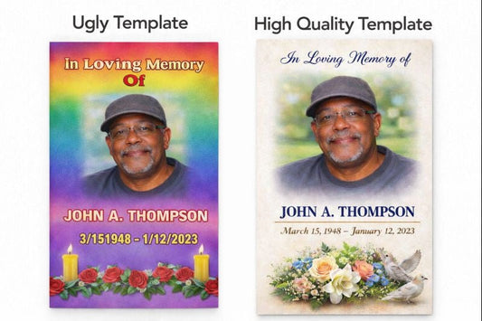 What Makes a Funeral Program Look Cheap (and How to Avoid It) - The Funeral Program Site
