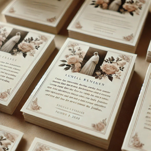 What to Include on a Funeral Prayer Card: Complete Checklist - The Funeral Program Site