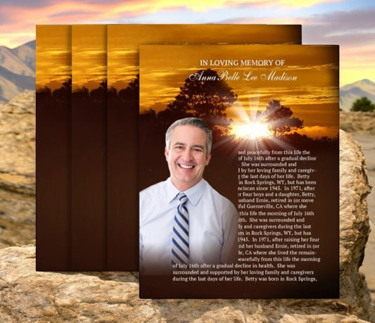 Where Can I Find Editable Funeral Flyer Templates? - The Funeral Program Site