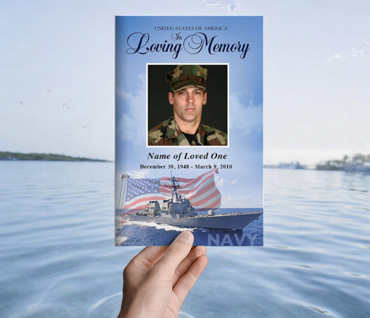 Where Can I Find Templates for Military Funerals with Patriotic Themes? - The Funeral Program Site