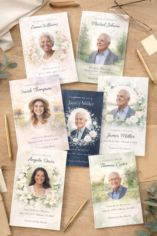 Where to Buy Affordable Funeral Programs Without Sacrificing Qualit - The Funeral Program Site