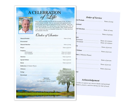 Where to Buy Funeral Flyers: Done-for-You Services & DIY Templates - The Funeral Program Site