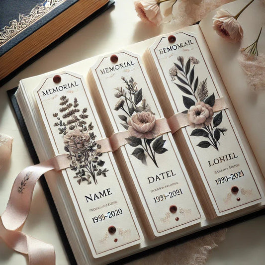 Where To Buy Memorial Bookmarks Online? - The Funeral Program Site