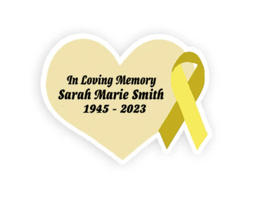 Yellow Cancer Ribbon Meaning - The Funeral Program Site