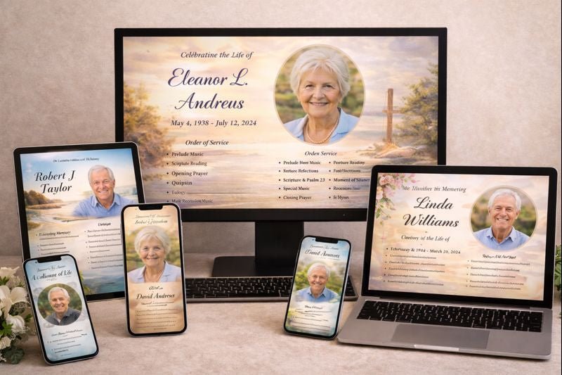 Digital Memorials - The Funeral Program Site