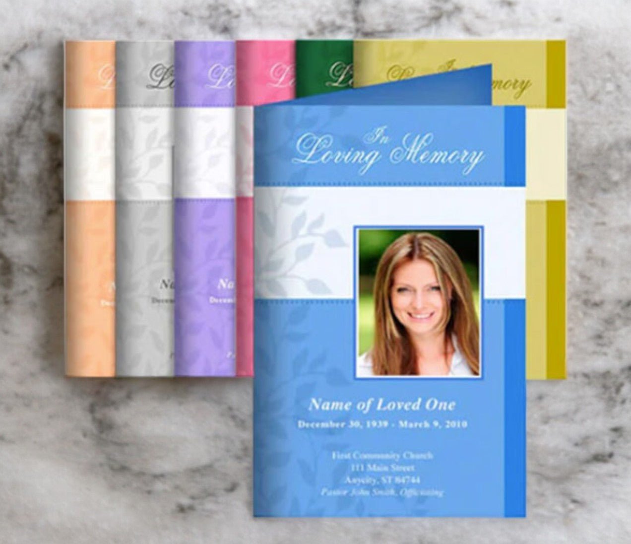 Funeral Program Design & Printing Services - Done For You Full Service ...
