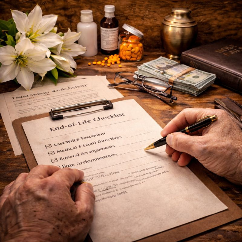 Preparing When Death Is Near checklist