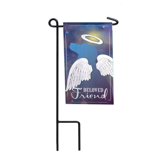 Beloved Friend Memorial Garden or Cemetery Flag - The Funeral Program Site