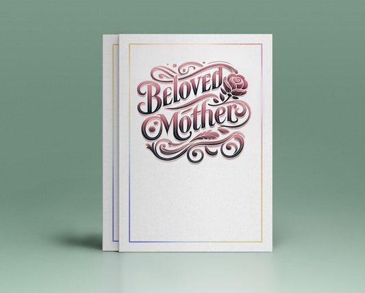 Beloved Mother Funeral Program Title - The Funeral Program Site