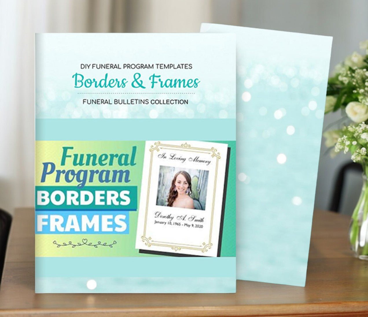 Frame Template For Program Borders/Frames Printable Funeral Program Catalog - The Funeral Program Site