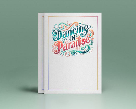 Dancing In Paradise Funeral Program Title - The Funeral Program Site