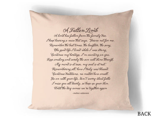 Deer In Loving Memory Memorial Pillow - The Funeral Program Site