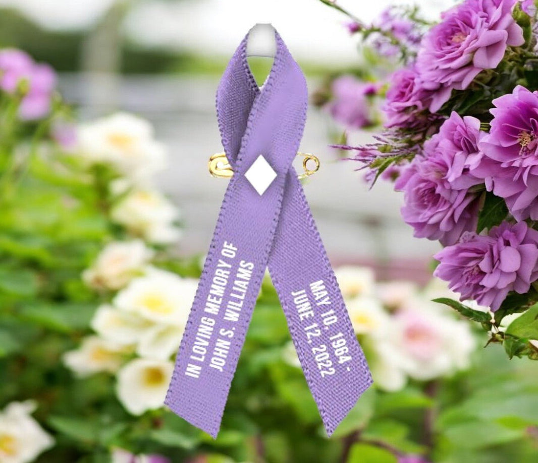 Remember Ribbon Cancer Are Personalized Cancer Ribbons Worth It for Memorials and Awareness ...