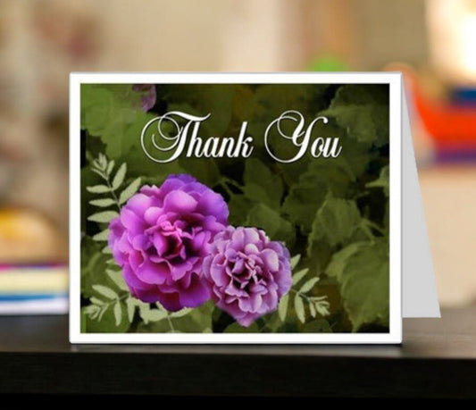 Essence Thank You Card Template - The Funeral Program Site