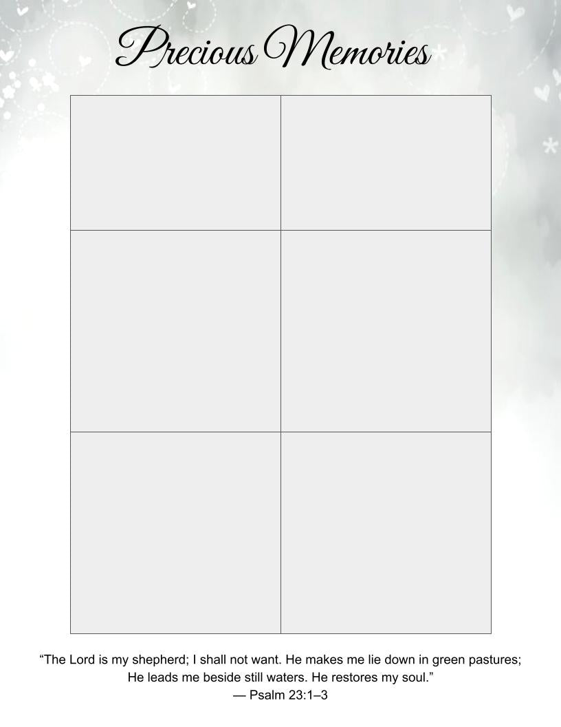 Eternal Cross Digital Only Funeral Program Template - The Funeral Program Site